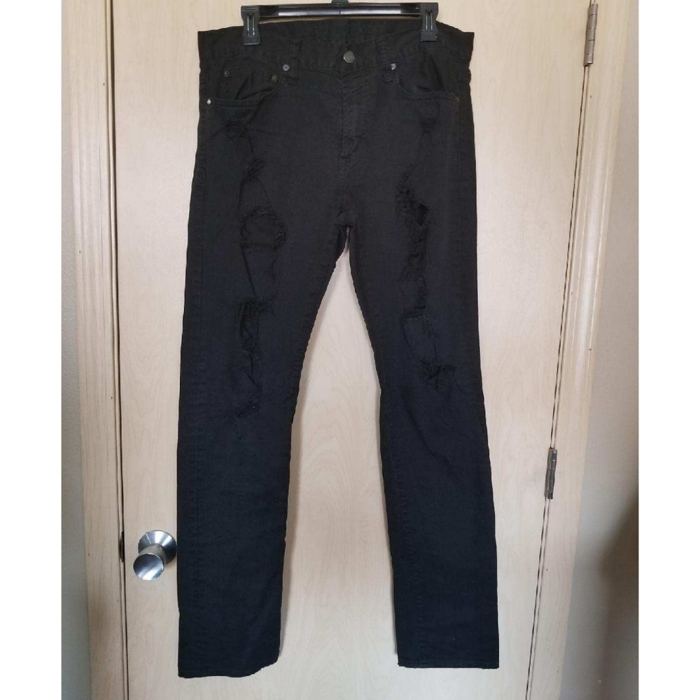 American Eagle Black Ripped Jeans
